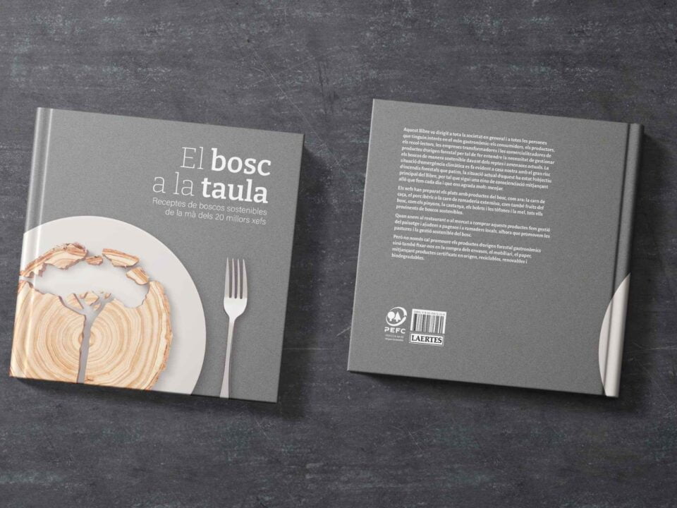 El llibre "El bosc a taula" de PEFC Catalunya