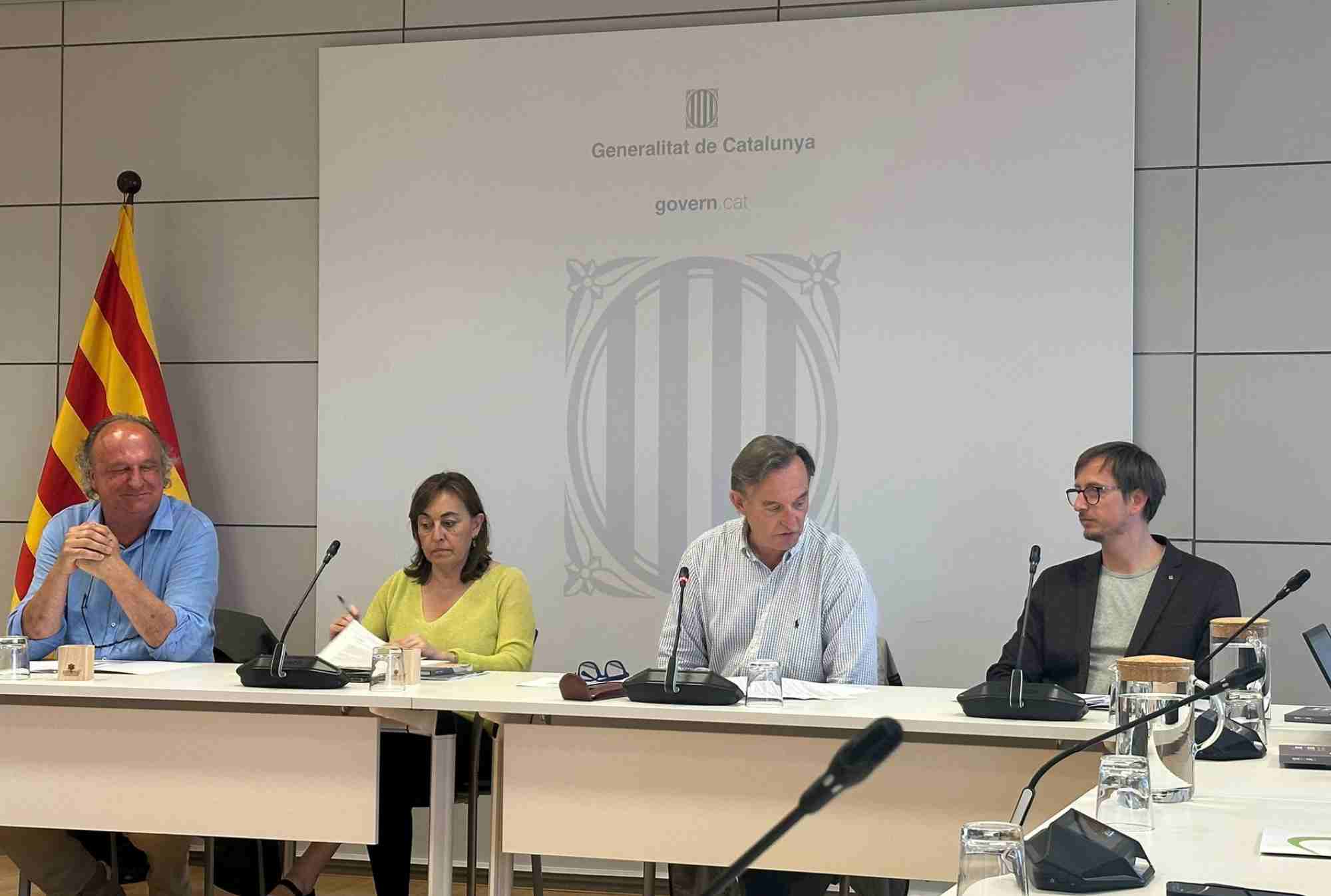 imatge de la reunió amb la consellera Sílvia Paneque
